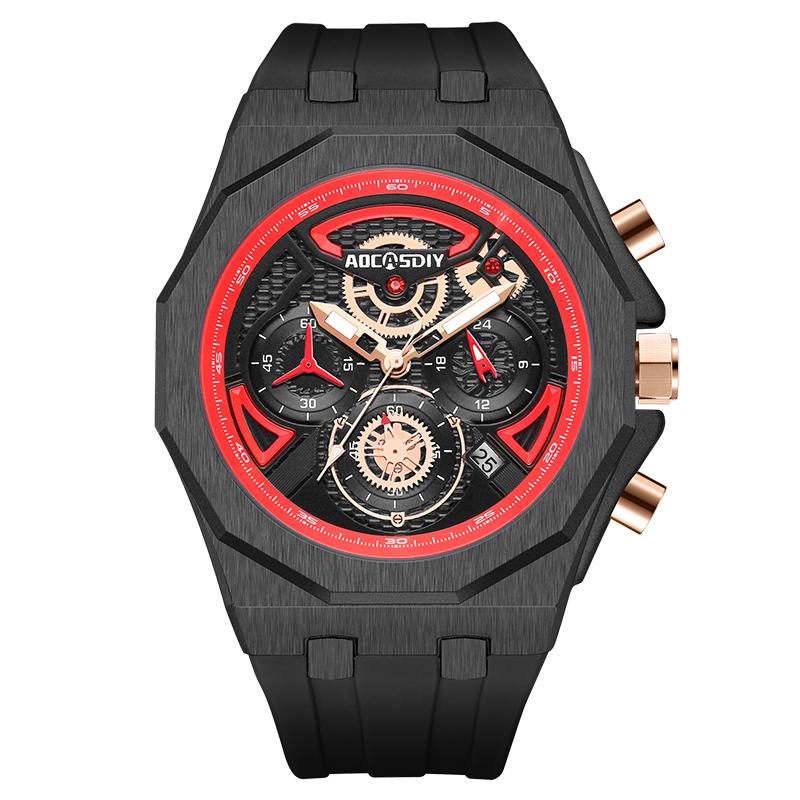 High Quality Watches for Men Luxury Original Male Quartz Wrist Watch Silicone Strap Sport Clock Relogio Masculino Drop Shipping