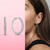 Серебряные серьги из настоящего стерлингового серебра 925 пробы, асимметричные серьги-кольца в форме сердца для женщин, модные серебряные серьги, ювелирные изделия, подарок