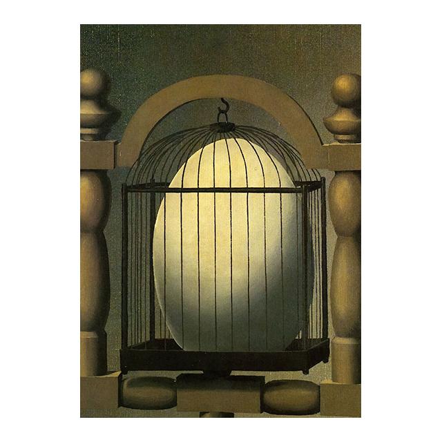 Rene Magritte Canvas Painting Surrealism Classic Artwork Reproduction Posters Print Wall Art Picture Home Decor for Living Room