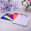 5pcs Opaque Colorful Clip Board Plastic A4 Clipboards for Memo Paper Files Holding