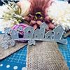 Tree House Border Metal Cutting Dies Stencil for DIY Scrapbooking Photo Album Embossing Paper Cards Crafts Diecuts
