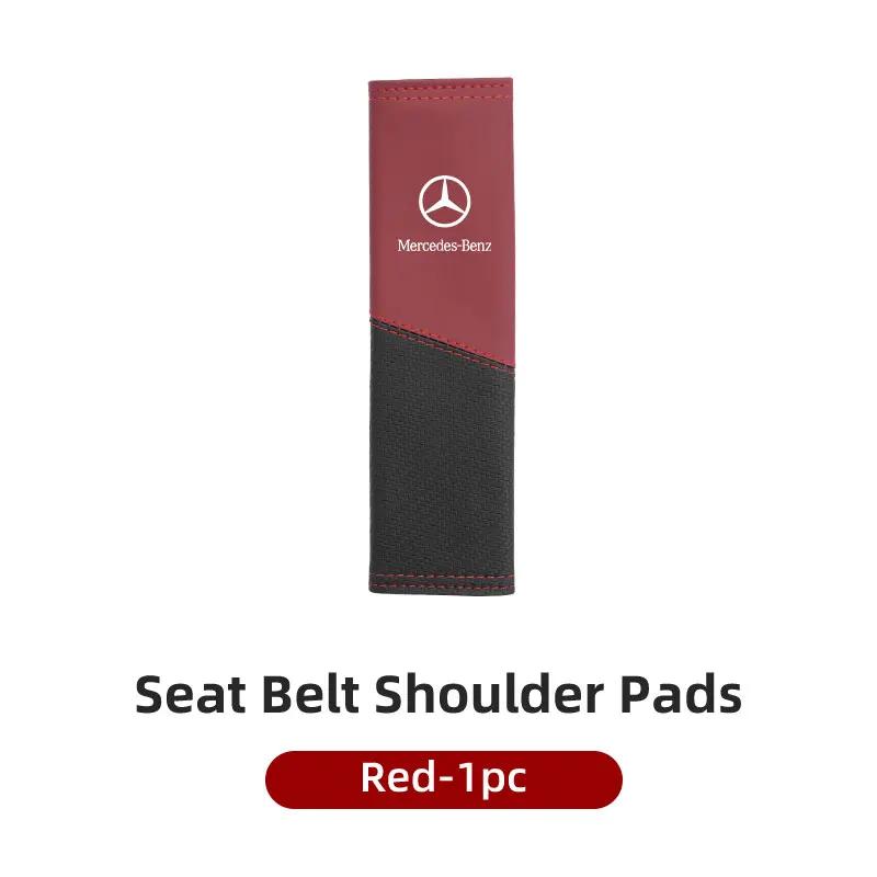 FJR5   For Mercedes Benz Car Seat Safety Belt Shoulder Cover Spliced Protective Cover CLK GLC W212 C200 C300 W203 W204 W205 W169 W176