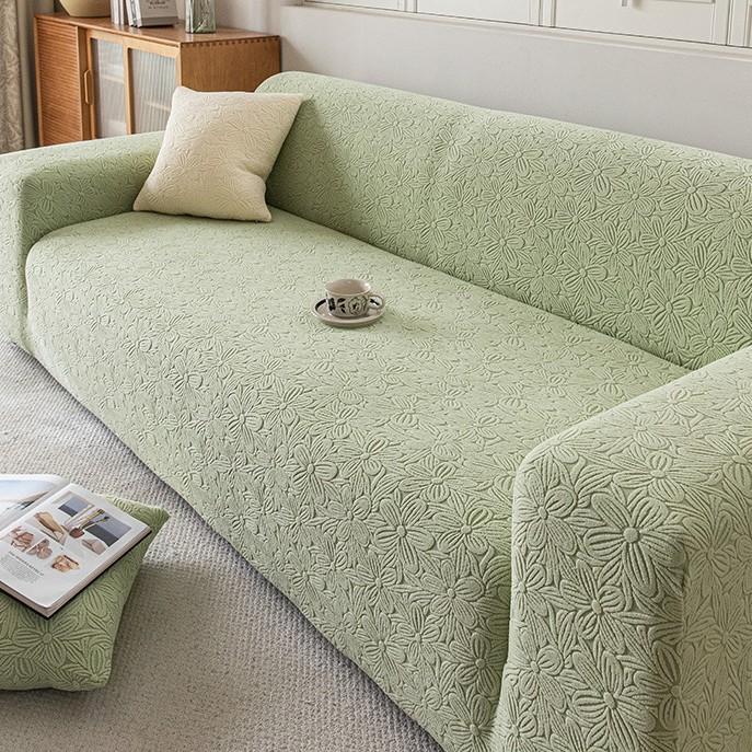New Simple One Piece Elastic Sofa Cover  All Inclusive Universal Cover  Suitable for All Seasons  Anti Cat Scratch Sofa Cover Fabric