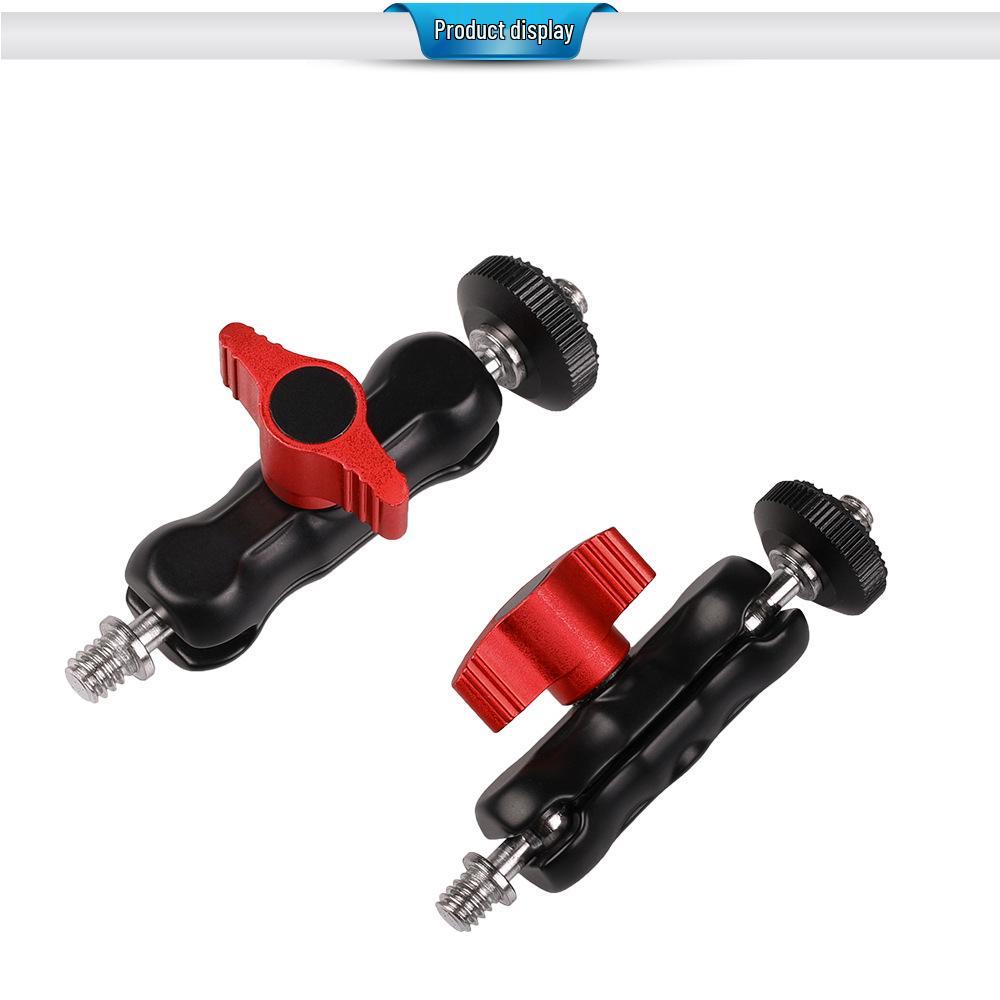 Double-Headed Magic Arm Bracket with Flash Clamp