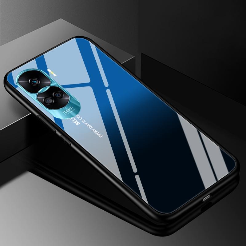 Закаленное Стекло Жесткий Чехол Для Honor 90 Lite 5G Чехол Мраморный Funda Coque Для Honor 90 Pro Honor90 90Lite 90Pro Чехлы Для Телефона Бампер