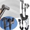 4 шт. настенный распылитель для унитаза и биде, набор со шлангом, ручной смеситель для чистки из нержавеющей стали, набор для мытья биде и душа