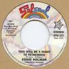 7-дюймовая пластинка EDDIE HOLMAN / DOUBLE EXPOSURE - This Will Be A Night To Remember / OSV123 Outta Sight Ноябрь 1977 Великобритания Соул/Фанк