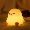 Penguin Night Light Silicone Nightlight Home Decoration Cartoon Dimmable Desktop Lamp Bedside