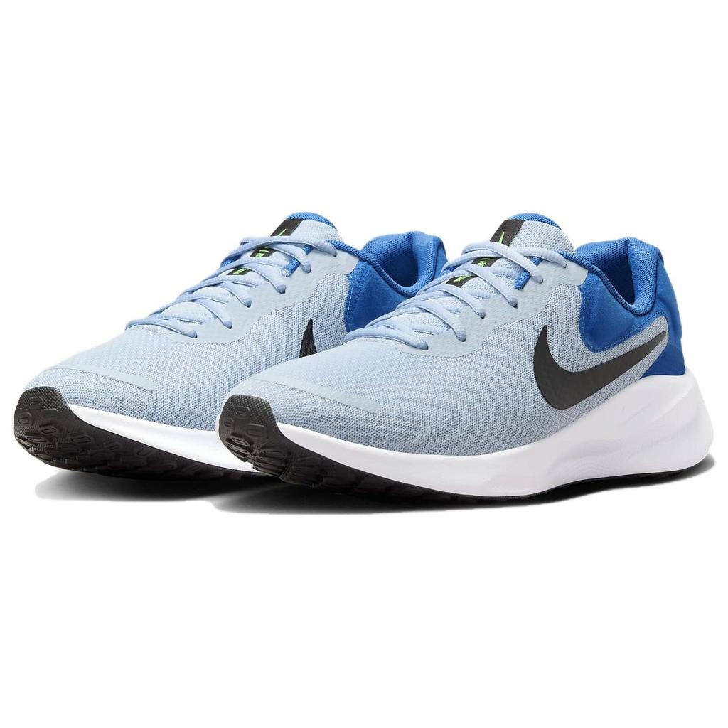 Nike Revolution 7 Light Armory Blue Men Sneakers Star-Blue Green-Strike Black FB2207-402