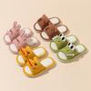 Cartoon Animal Summer Children's Linen Slippers Casual Four Seasons Lightweight Boys and Girls Indoor Home Kids Slippers