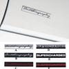 Autoliography SUPERCHARGED Car Rear Trunk Emblem Sticker Auto Side Badge Decal for Lan/d R/over Disc/overy Ra/nge Rov/er De/fender