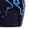 Women Summer Delicate Sleeveless Cut Out Octopus Print Mini Dress With Lace Stitching