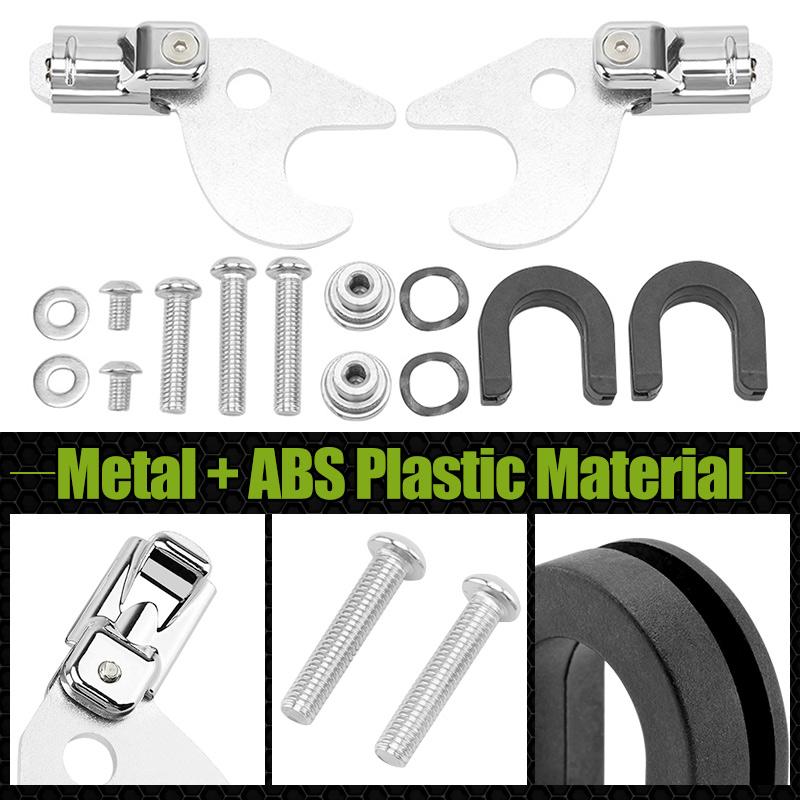 Quick Release Detachable Sissy Bar Backrest & Luggage Rack Latches Kit For Harley Softail Slim Street Bob Deluxe FXBB 2018-UP
