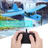 2.4G Remote Control 2 Channel Aircraft Helicopter Airplane Kids Toy Model (Blue)