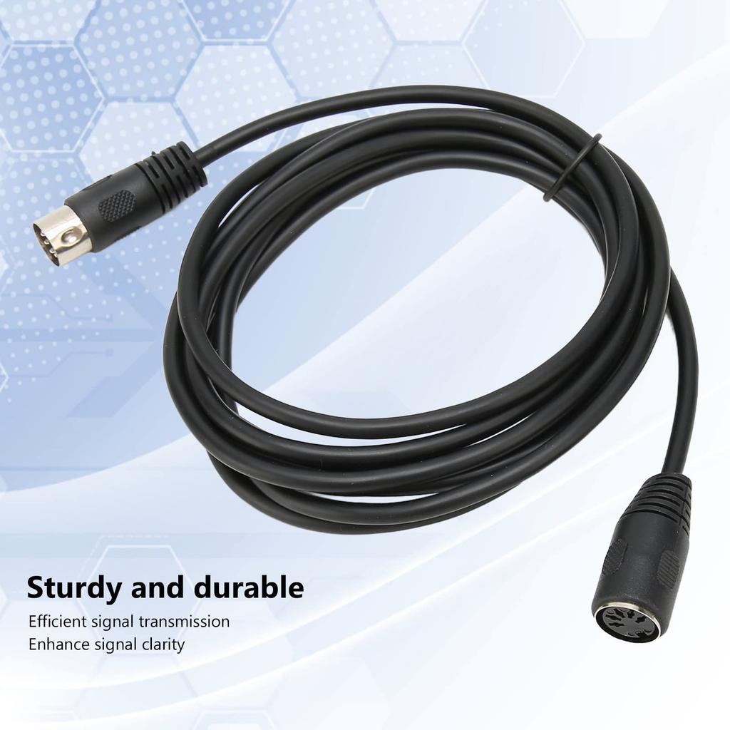 5-контактный MIDI-удлинитель MIDI 5-контактный DIN папа к маме Кабель-удлинитель для клавиатуры, / 9,8 фута