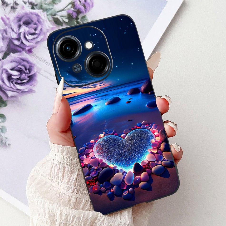 Для Tecno Spark Go 1 Модный Крутой Узор Чехол Для Телефона Для Tecno Spark Go 2025 Go1 Черный Силиконовый Мягкий Чехол