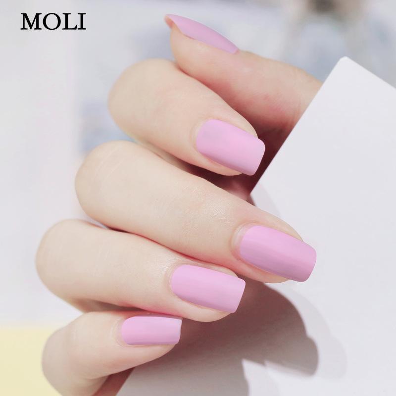 Туманный матовый лак для ногтей Стойкий неотслаивающийся скраб Бесцветная прозрачная эмаль для ногтей без запекания