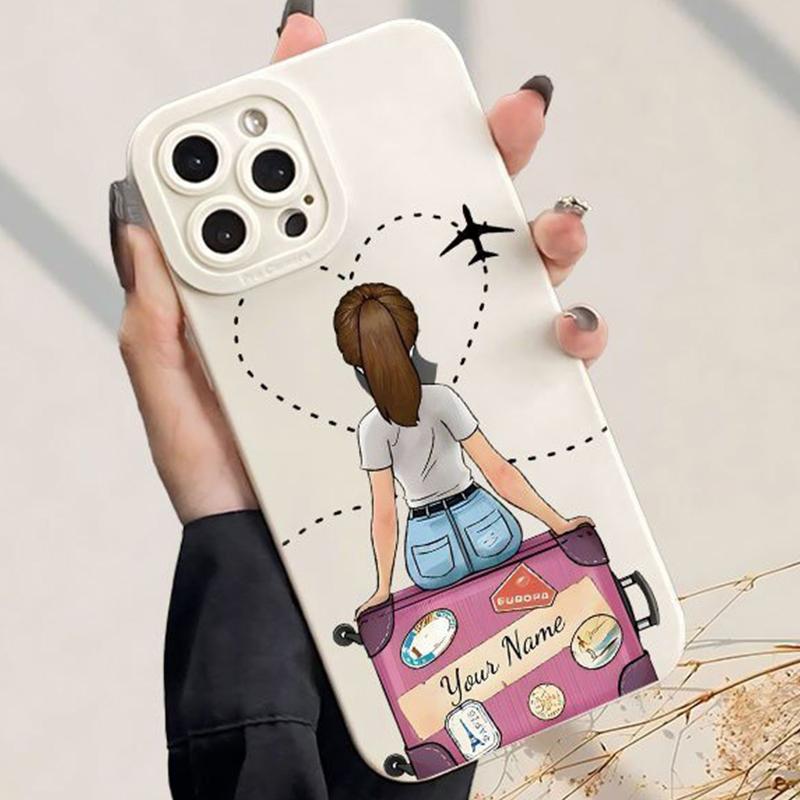 Creative Airplane Route Map Design Silicone Phone Case For Poco F7 F6 F5 M6 X5 X6 X7 Pro Mi 11 Lite 5G 15T 14 14T 13T 12T Cover