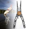 Алюминиевый сплав Рыболовные плоскогубцы Эргономичная рукоятка Портативный Многофункциональный Открыватель колец Резак для PE-лески Съемник крючков Ножницы для лески Рыбалка