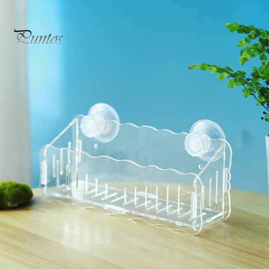 Подставка для аквариумных растений, подвесной горшок для аквариума с присосками, прозрачный акриловый подставка для аквариумных растений, подставка для цветов