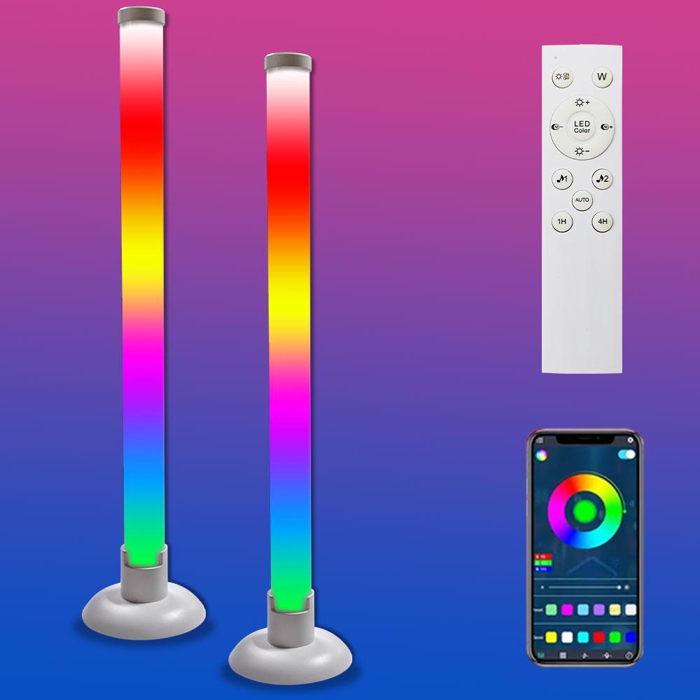 Xiaomi Напольная лампа RGB Dream Color с синхронизацией по музыке Современная 16 миллионов цветов Изменяющая цвет Стоящий светильник настроения Для спальни гостиной