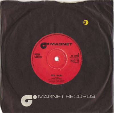 7-дюймовая пластинка ПИТЕР ШЕЛЛИ - Gee Baby MAG12 Magnet 1974 UK Поп Б/У
