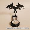 Funny Shadow Stand Metallic Candle Holder Halloween Decoration Desktop Ornaments Scary Tea Light Candle Stands Party Decor