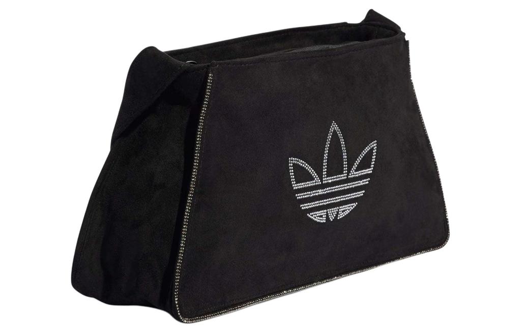 adidas Женская сумка через плечо Originals Trefoil из переработанного полиэстера, Черная IT7375