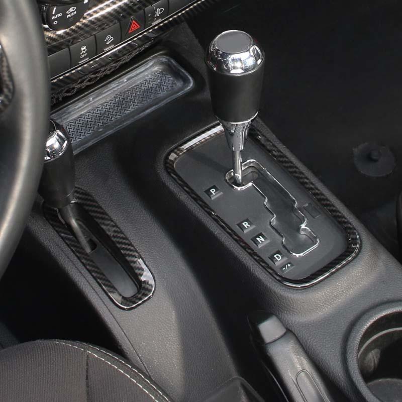 Dashboard Central Control Steering Wheel Co-pilot Handle Decoration Interior Kit Fit for Jeep Wrangler JK 2011-2017 Car Accessories