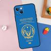 Чехол для телефона с флагом Руанды для iPhone 16 Pro Max 11 12 13 Mini 14 15 Pro Max XR 16e 15 16 Plus Защитный корпус