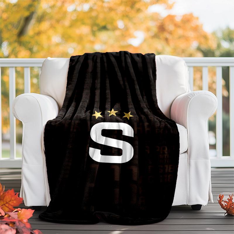 AC Sparta Praha Flannel Blanket Soft All-Season Throw, Design for Camping, Car Travel, Hiking Sofa, Bed, Office Perfect Gift for Parties