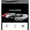 1/24 Модель спортивного автомобиля из сплава Mitsubishi Lancer Evolution Литые металлические гоночные автомобили Модель автомобиля Звук и свет Детские игрушки Подарок