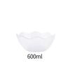 Exquisite Flower Shaped Salad Bowl Tableware Glass Salad Bowl Fruit Bowl Soup Bowl Dessert Bowl Practical Kitchenware