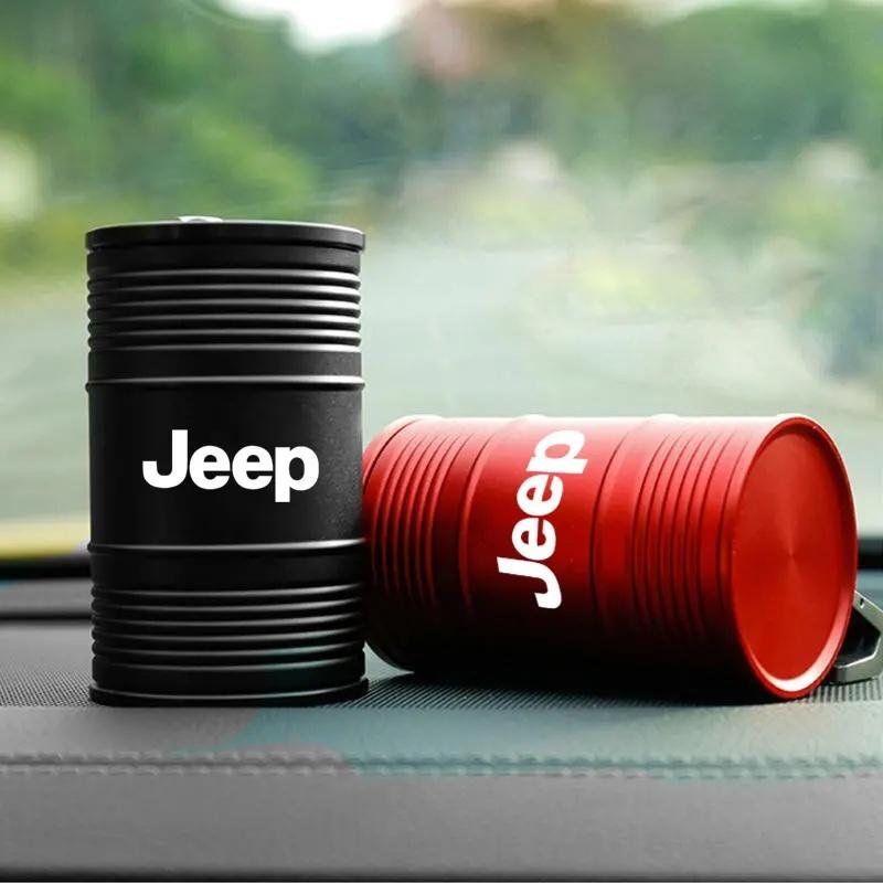1Pc Easy Clean Anti-Odor Car Ashtray for Jeep Renegade Wrangler JK JL Grand Cherokee Compass Patriot Auto Interior Accessories ALV1