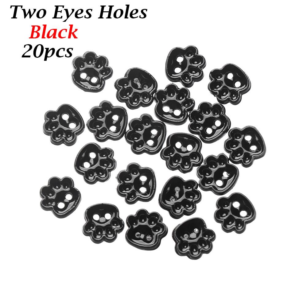 20pcs 5mm Mini Buttons DIY Doll Clothes Metal Buckle Bear Foot Style Buckles for 1/6 Doll Clothing Sewing Accessories