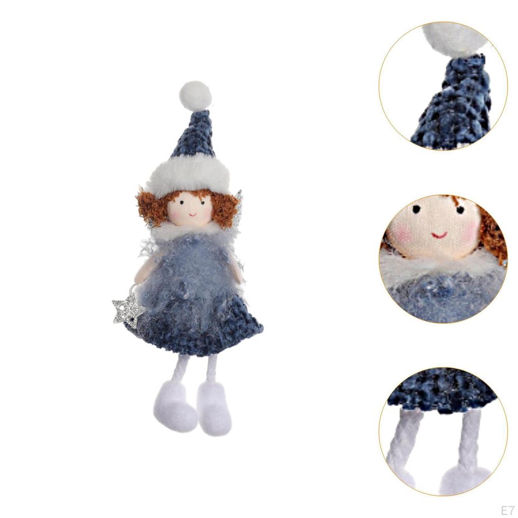 Кукла-ангелочек, подвесное украшение на рождественскую елку, украшение для дома, милое праздничное украшение для