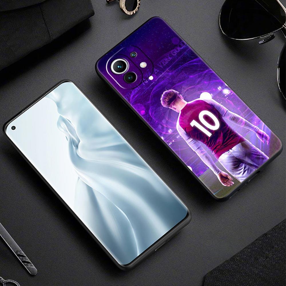 Чехол для телефона Футбол 10 Игроков для Xiaomi Mi 17 Pro Max 15 14 13 12 11 Ultra 15T 14T 13T 12T 11T Pro Lite Мягкий ТПУ Корпус