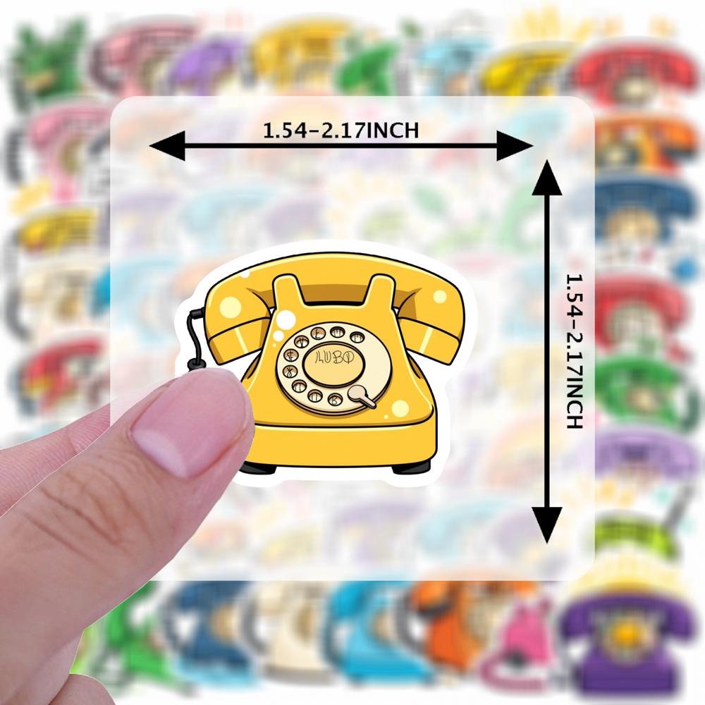 35-100 шт. Милые ретро-наклейки для телефона Kawaii Мультяшные наклейки для ноутбука телефона холодильника гитары скейтборда Watoys Влагостойкие Граффити