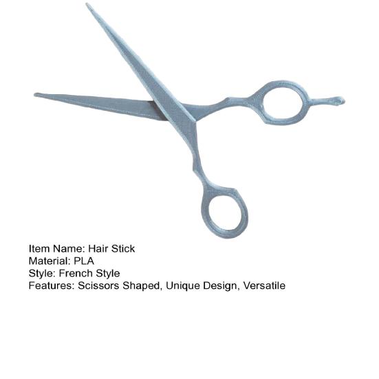 2 шт. Французская заколка для волос в форме ножниц, металлическая палочка для волос, винтажные заколки для волос, уникальный стиль, аксессуары для волос для пучка