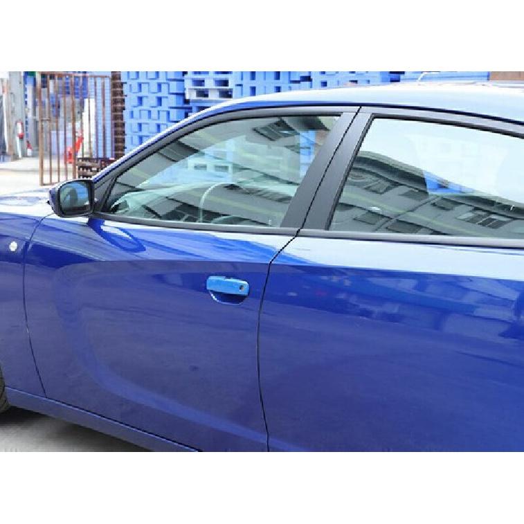 For Dodge Charger 2015-2024 Ocean Blue Exterior Side Door Handle Cover Trim 4PCS