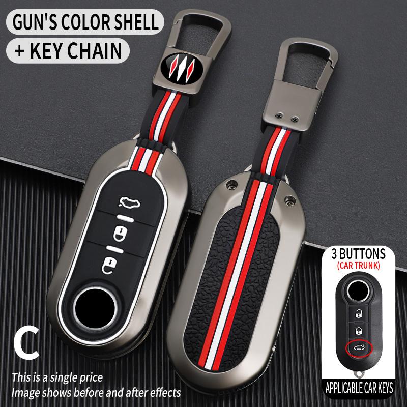 Чехол-раскладушка для автомобильного пульта из цинкового сплава для Fiat Ducato 500 500L Panda Grande Punto Lancia Musa Автоаксессуары