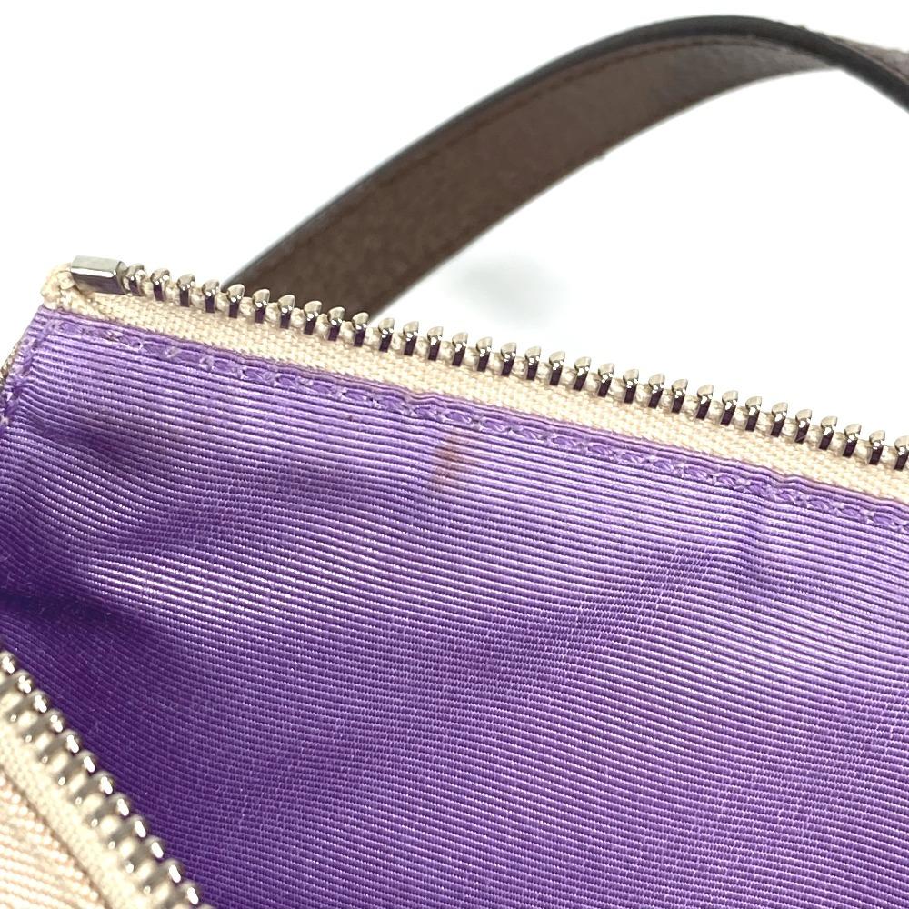 BVLGARI Logo mania logo bag Shoulder Bag Leather/Canvas Beige/Brown