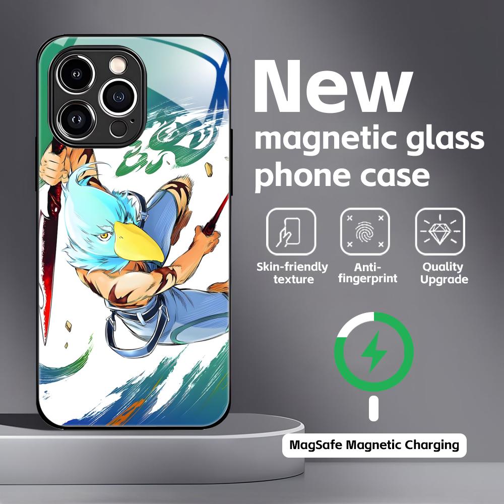 Shangri-La Frontier Phone Case For iPhone17 16 15 14 13 12 11 X XR XS 8 Plus Mini Pro Max Glass Magnetic Case