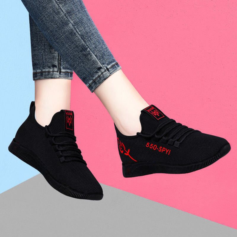 ****** and summer new old ******* cloth shoes women's sports Korean version ** casual breathable running shoes mother shoes s**t-soled shoes