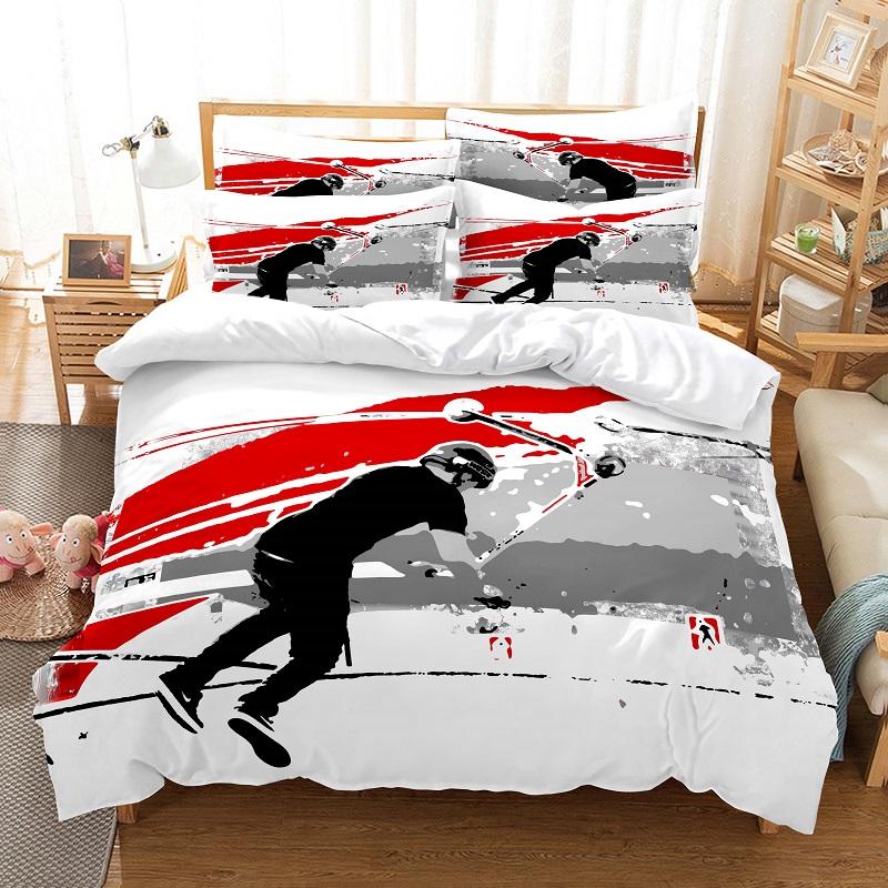 228x228 Dekbedovertrek 3D Print Color Watercolor Duvet Cover Pillowcases 2/3 Pcs Comforter Bedding Sets 100% Cotton Ropa De Cama