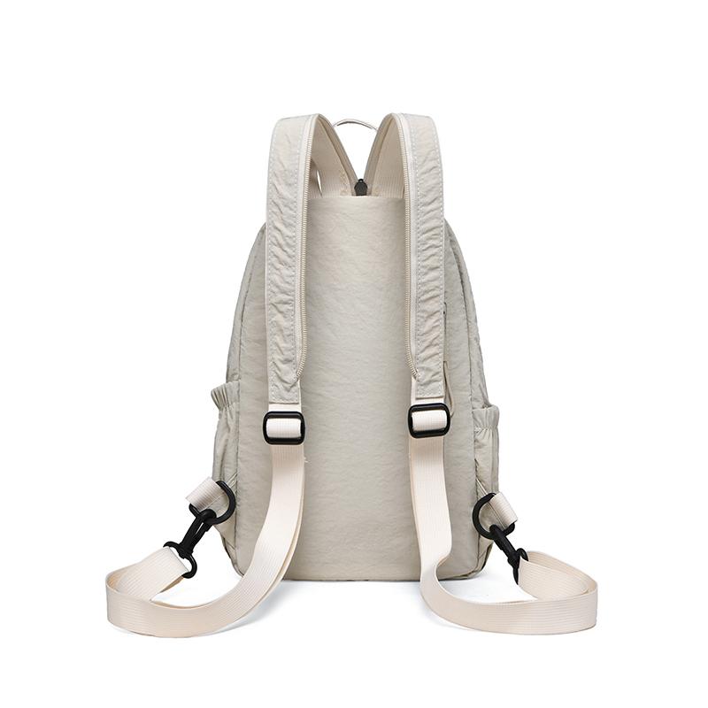 Женская сумка Многофункциональная Спортивная Большая Вместимость Однотонная Нагрудная Сумка Дорожный Рюкзак