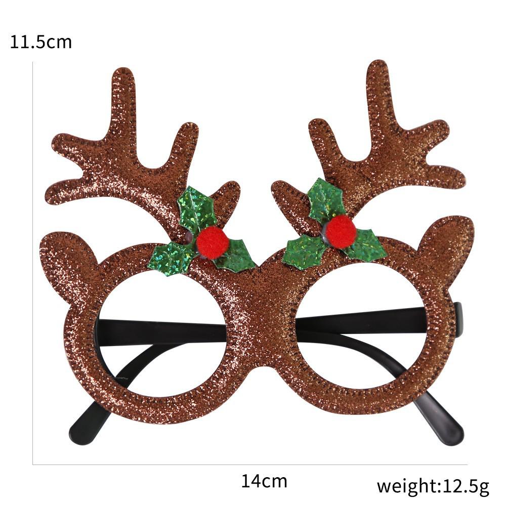 Christmas Party Eyeglass Frames: Santa, Snowman & Antler Designs for Kids