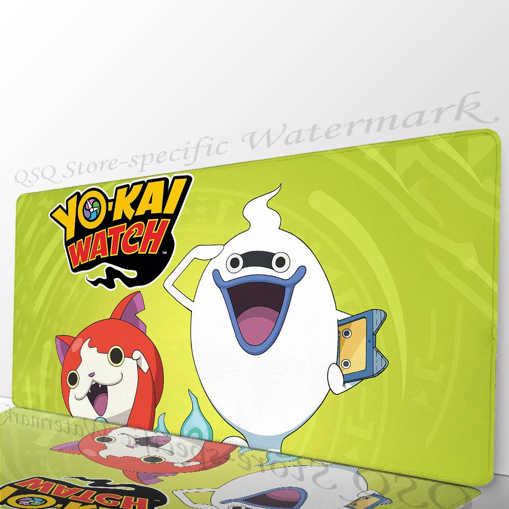 Игровой коврик для мыши Y-Yo-kai Watch, противоскользящий, подходит для офисных компьютеров, ноутбуков, игровых столов для киберспорта, XXL для клавиатуры