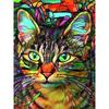 Алмазная картина Кот квадратный 5D Diy Алмазная вышивка Цвет Животные Кошка Мозаика Вышивка крестиком Стразы картина Домашний декор