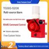 Промышленная сигнализация TGSG-520X: Многоканальный звуко-световой предупреждающий рожок с протоколом RS485